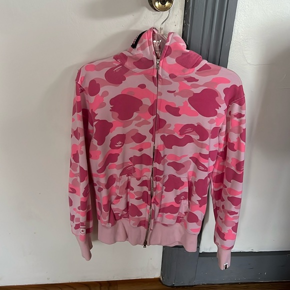 Pink Bape Zip Up - Picture 1 of 6